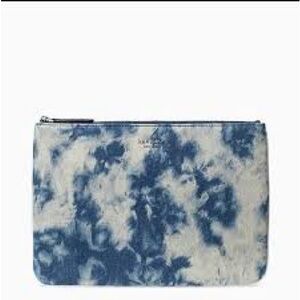 NWT KATE SPADE DENIM POUCH